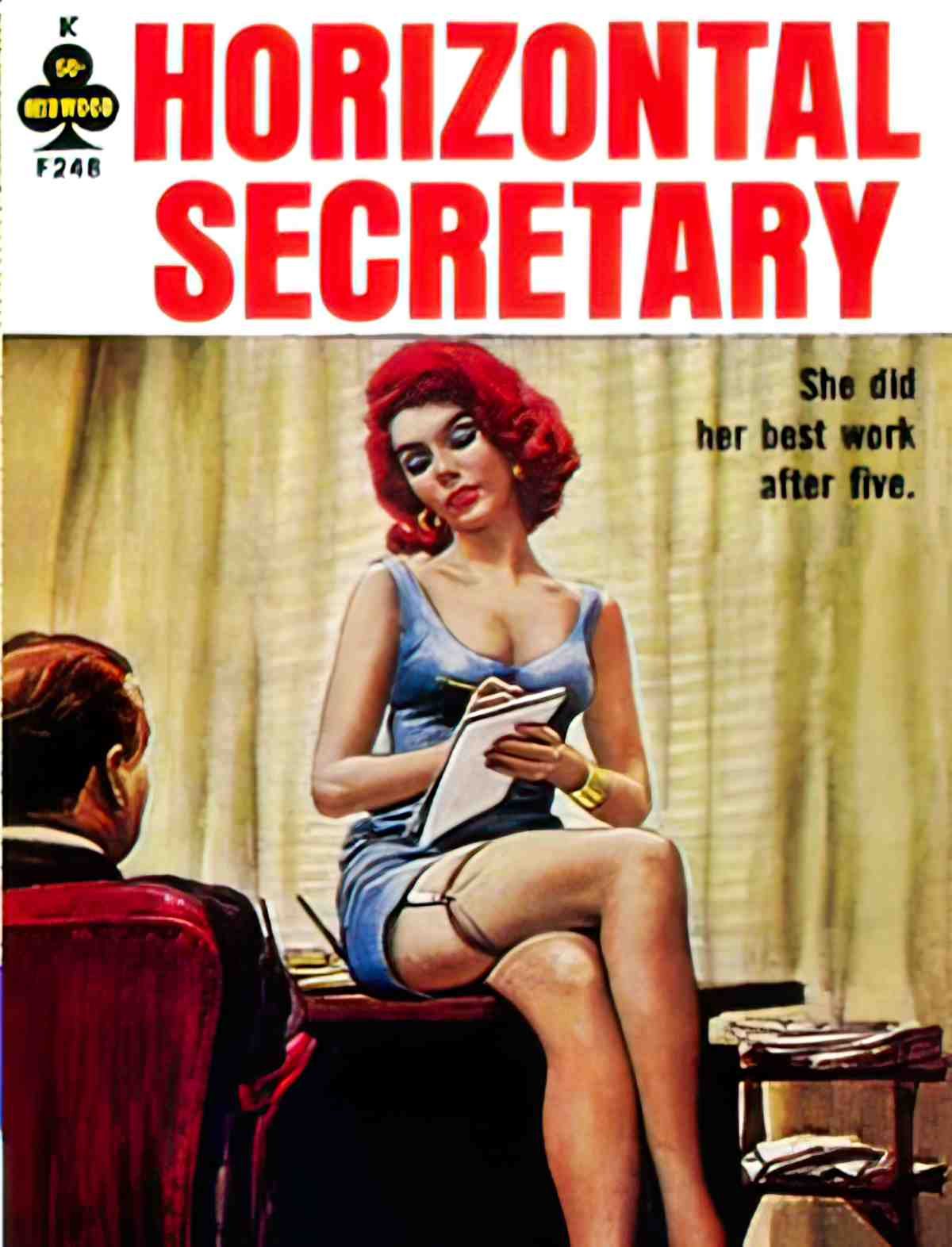RGC029 horizontal secretary card 1 Advert A4 Photo Print