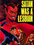 RGC033 satan was a lesbian card 1 Advert A4 Photo Print