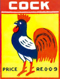 RGC038 cock card 1 Advert A4 Photo Print