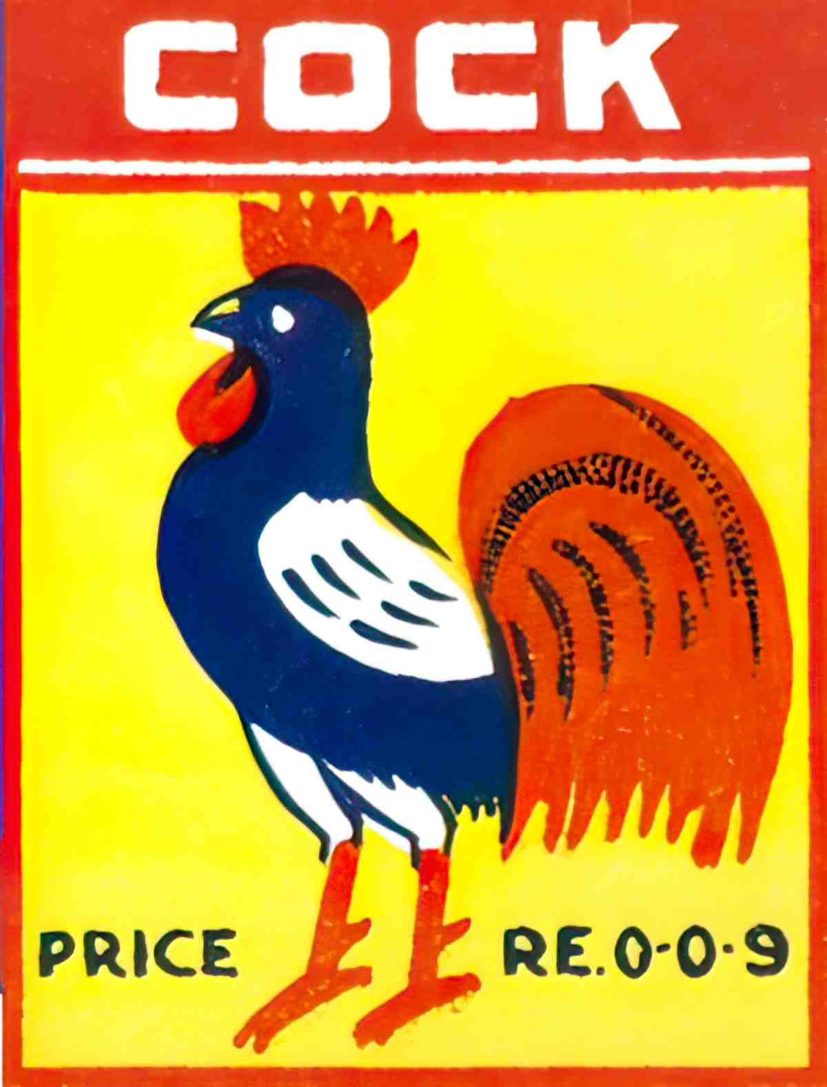 RGC038 cock card 1 Advert A4 Photo Print