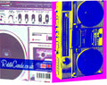 RGC042 boom box open layers 5060218780250 Advert A4 Photo Print