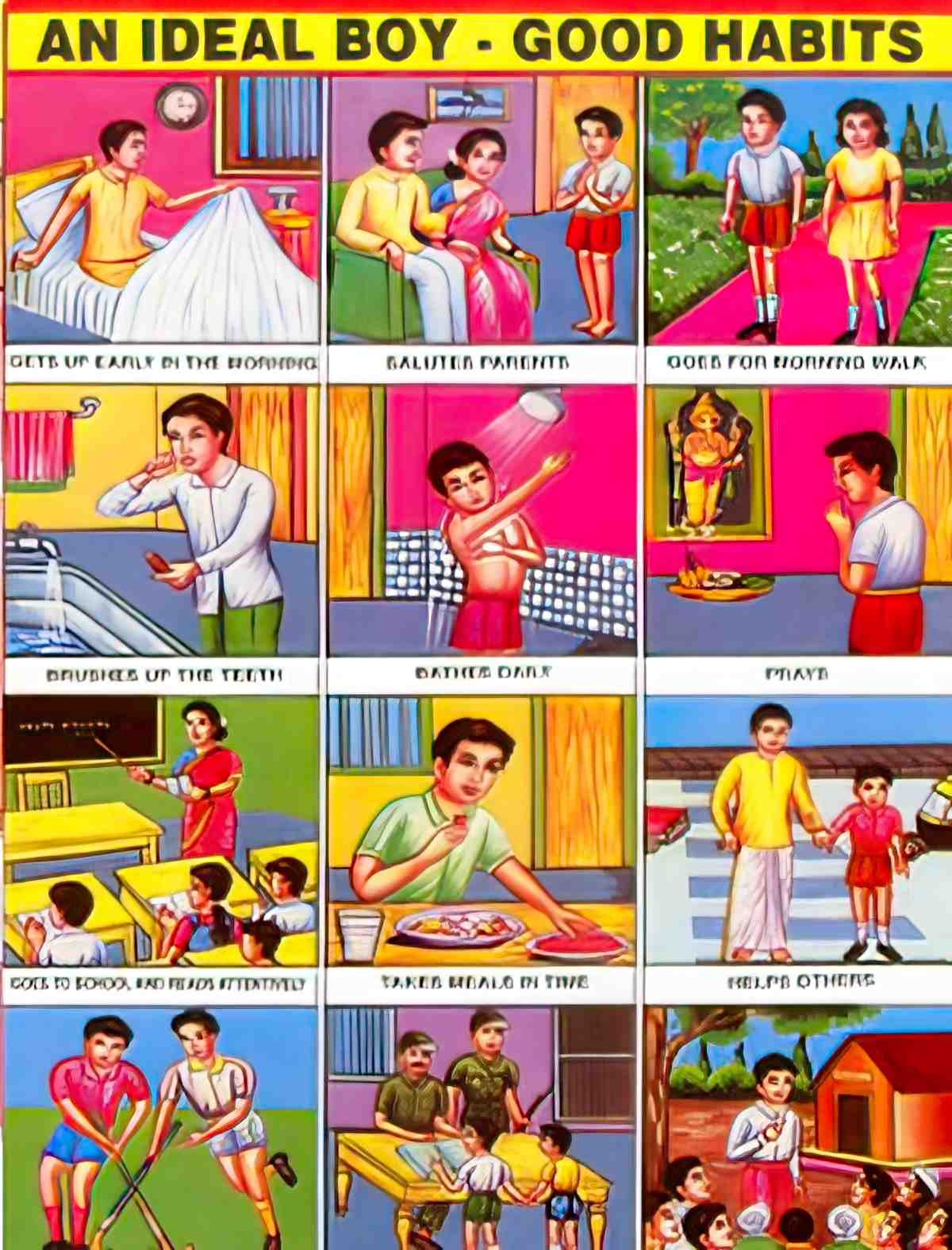 RGC060 indian ideal boy card 1 Advert A4 Photo Print