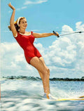 RGC068 waterskiing girl card 1 Advert A4 Photo Print