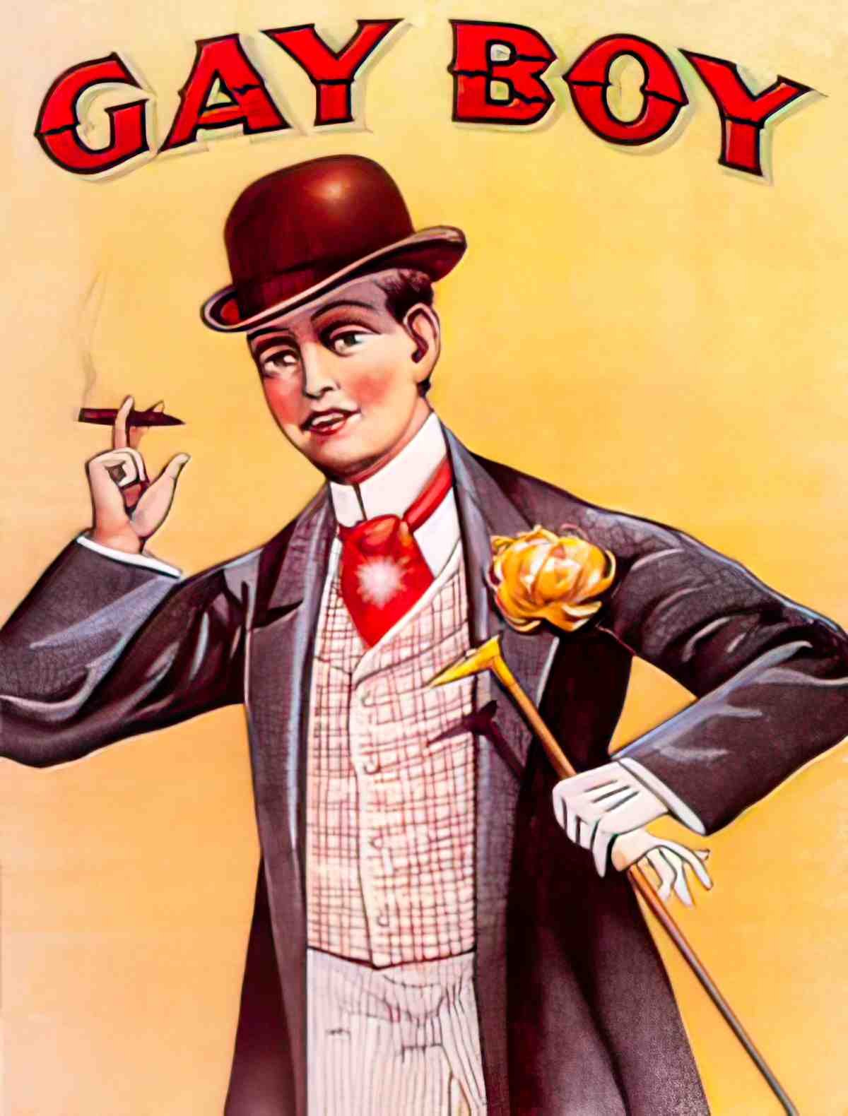 RGC079 gay boy 1 Advert A4 Photo Print