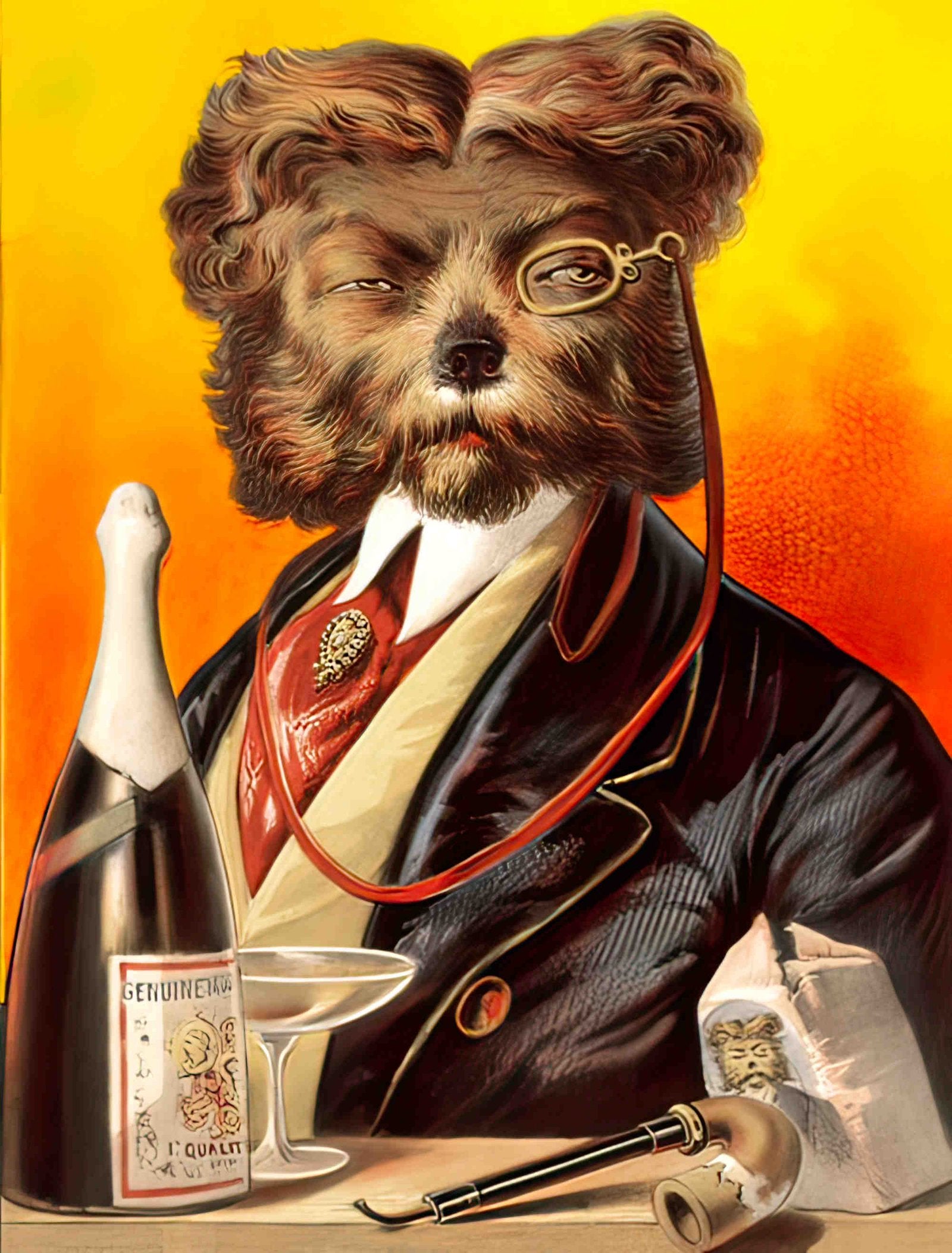 RGC141 dashing dog 2 Advert A4 Photo Print