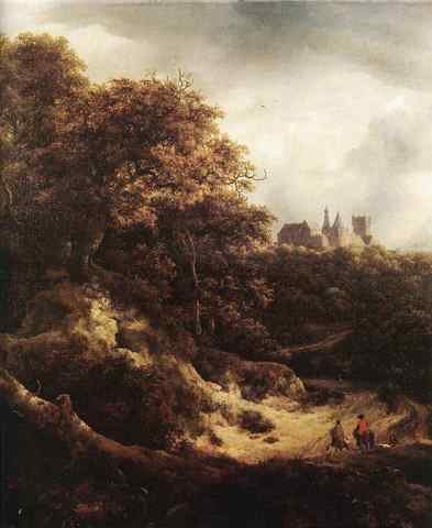 RUISDAEL Jacob Isaackszon van The Castle At Bentheim A4 Photo Print
