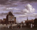 RUISDAEL Jacob Isaackszon van The Dam Square In Amsterdam A4 Photo Print