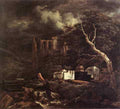 RUISDAEL Jacob Isaackszon van The Jewish Cemetary A4 Photo Print