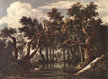 RUISDAEL Jacob Isaackszon van The Marsh In A Forest A4 Photo Print