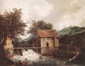 RUISDAEL Jacob Isaackszon van Two Watermills And An Open Sluice Near Singraven A4 Photo Print