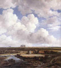 RUISDAEL Jacob Isaackszon van View Of Haarlem With Bleaching Grounds A4 Photo Print