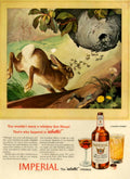 Rabbit Whiskey Nest 1940s Vintage Retro Advert Poster