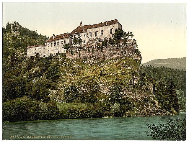 Rabenstein near Frohnleieten Styria Vintage A4 Photo Print