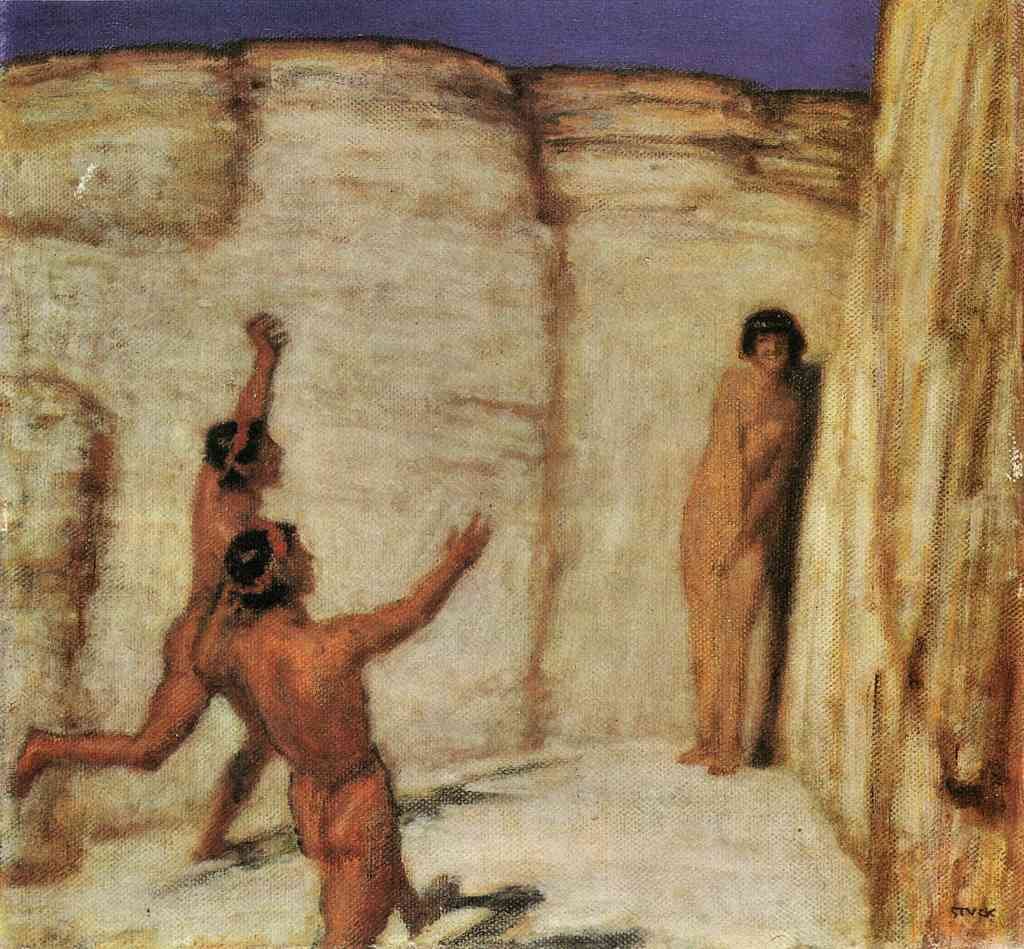 Race Franz Von Stuck Symbolism A4 Photo Print