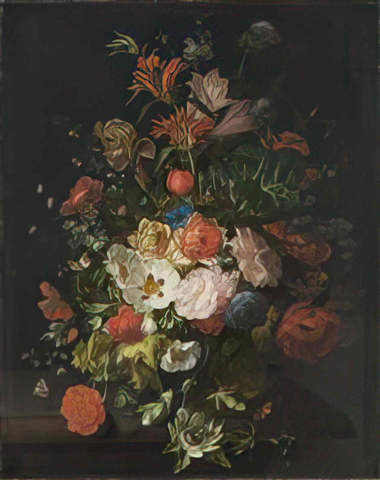 Rachel Ruysch flower still life 1715 Art A4 Photo Print