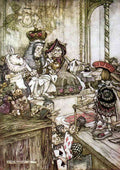 Rackham Arthur 1867 1939 Alices Adventures in Wonderland 1907 The Knave of Hearts in court A4 Photo Print