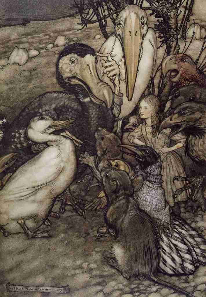 Rackham Arthur 1907 The Dodo A4 Photo Print