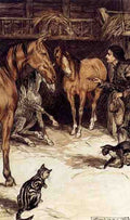 Rackham Arthur Gulliver Visiting With The Houyhnhnms A4 Photo Print