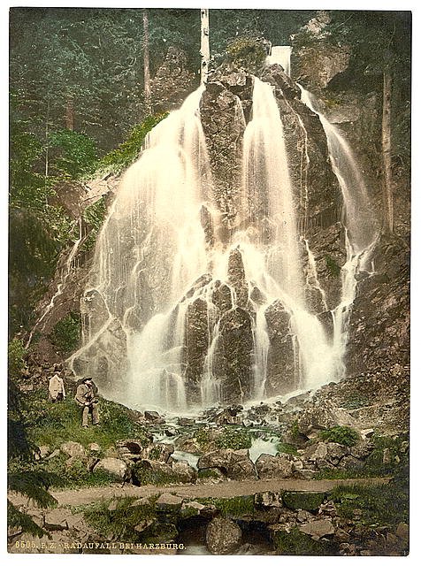 Radaufall Harzburg Hartz Vintage A4 Photo Print