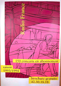 RadioFranceAdami Advert A4 Photo Print