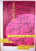 RadioFranceAdami Vintage Advert A4 Photo Print