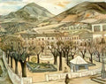 Rafael Zabaleta garden of quesada in winter 1944 Art A4 Photo Print