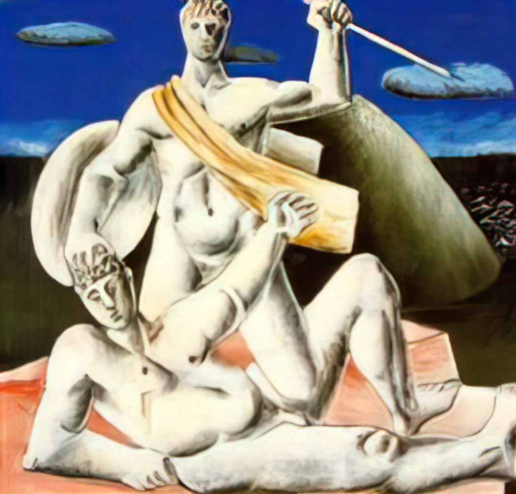 Rafael Zabaleta gladiators 1932 Art A4 Photo Print