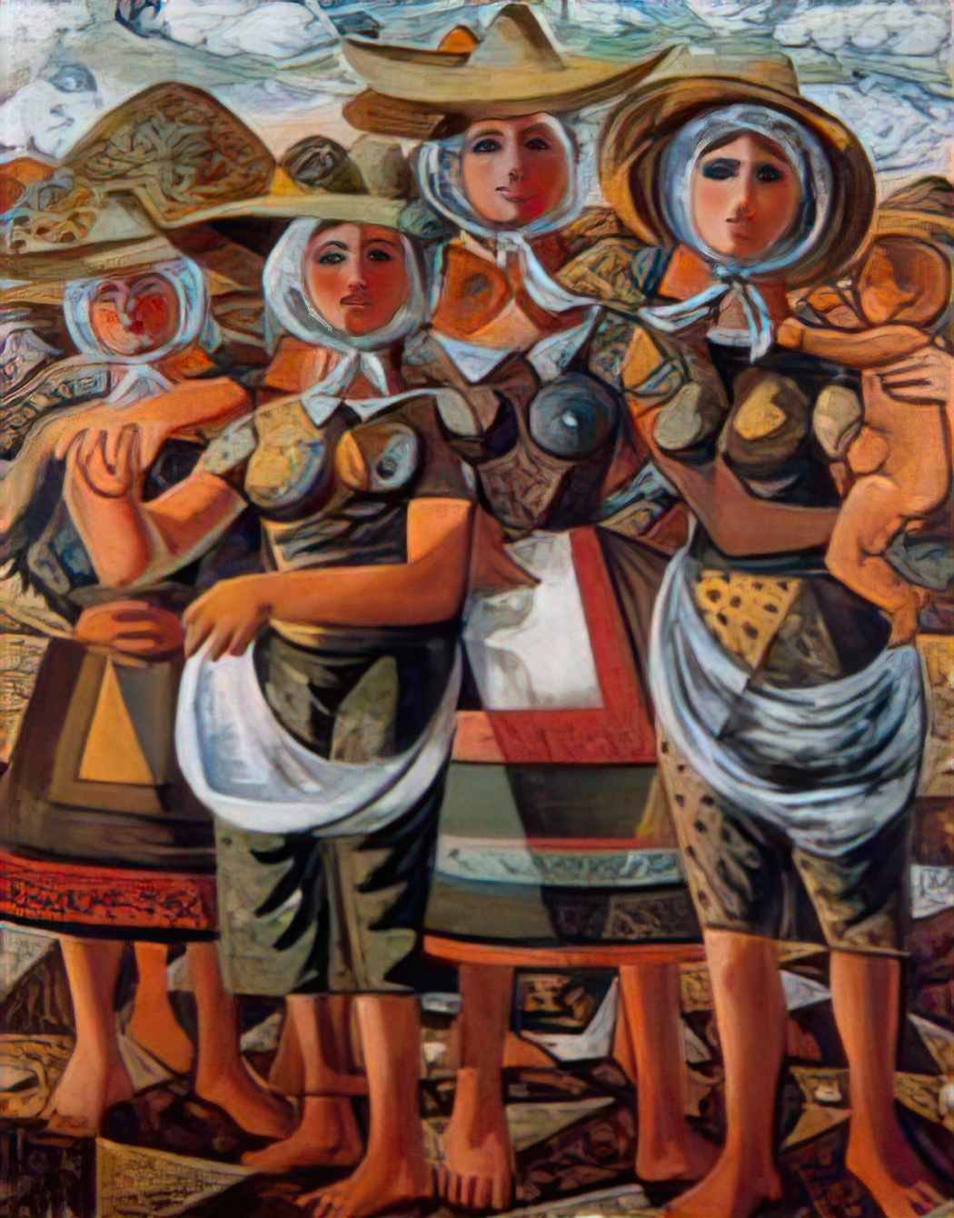 Rafael Zabaleta gleaners Art A4 Photo Print