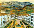 Rafael Zabaleta museum garden 1957 Art A4 Photo Print