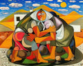 Rafael Zabaleta peasants 1952 Art A4 Photo Print