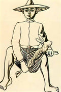 Rafael Zabaleta seated boy 1 Art A4 Photo Print