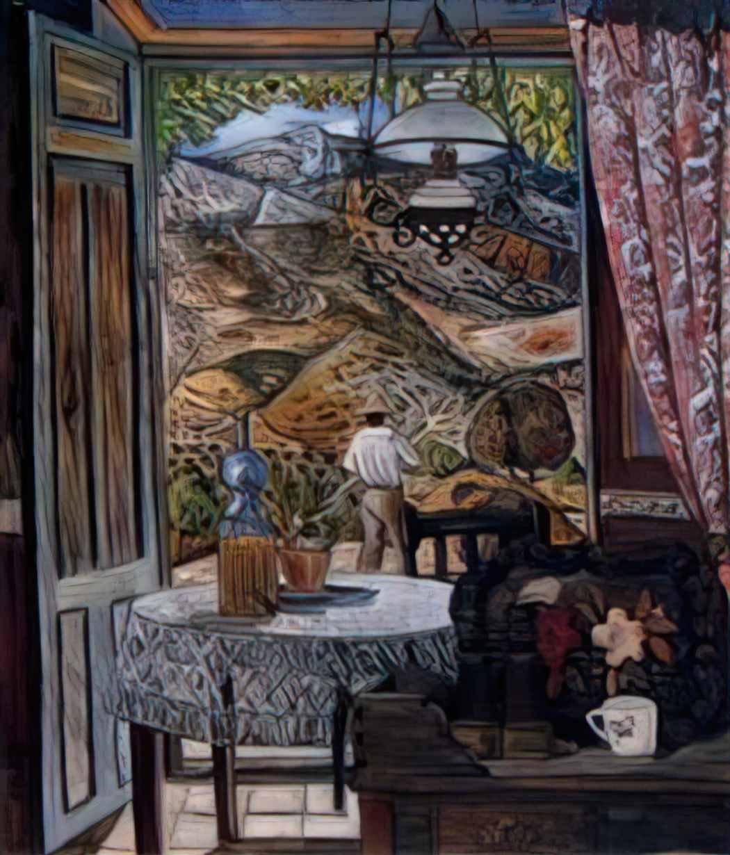 Rafael Zabaleta the camp gate Art A4 Photo Print