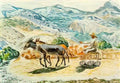 Rafael Zabaleta the threshing Art A4 Photo Print