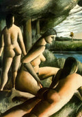 Rafael Zabaleta three nude women 1934 Art A4 Photo Print
