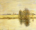 Raffaelli Jean Francois A River Landscape A4 Photo Print