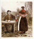 Raffaelli Jean Francois A Toast to Good Times A4 Photo Print