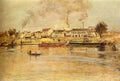 Raffaelli Jean Francois La Seine A Suresnes A4 Photo Print