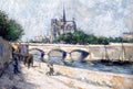 Raffaelli Jean Francois Notre Dame Paris A4 Photo Print