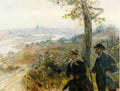Raffaelli Jean Francois Peasants Going to Town A4 Photo Print
