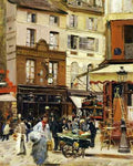 Raffaelli Jean Francois Rue de Montmartre A4 Photo Print