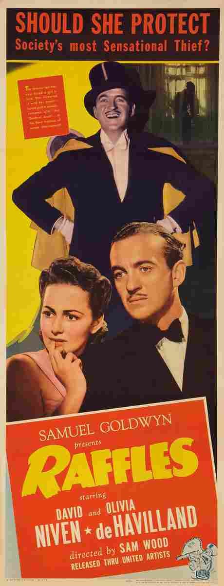 Raffles 1939 02  film star poster A4 Photo Print