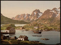 Raftsund Lofoten Digermulen Vintage A4 Photo Print