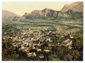 Ragatz general view St Gall Vintage A4 Photo Print