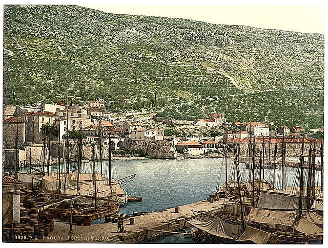 Ragusa the Inner Gate Dalmatia Vintage A4 Photo Print