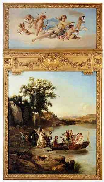 Rahoult Charles Diodore Allegory Of Spring A4 Photo Print
