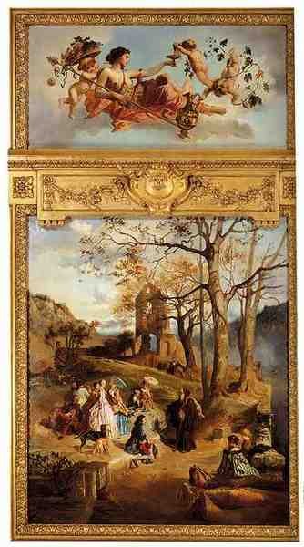 Rahoult Charles Diodore Allegory Of Winter A4 Photo Print