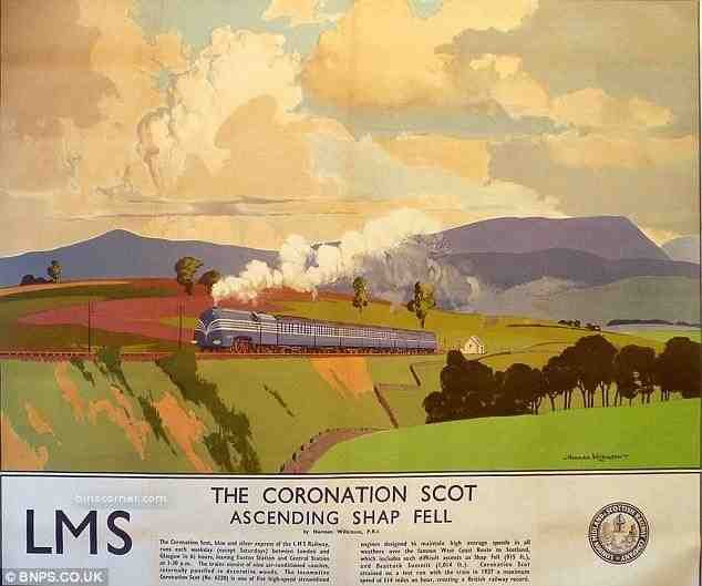 Rail Train Retro Vintage 12679703472 Vintage Advert A4 Photo Print