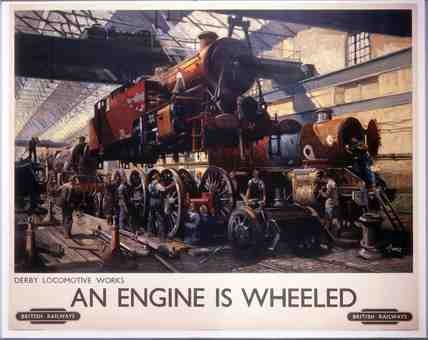 Rail Train Retro Vintage 18 Vintage Advert A4 Photo Print