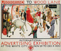 Rail Train Retro Vintage 1920 Exhibition Vintage Advert A4 Photo Print