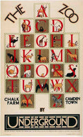 Rail Train Retro Vintage 1928 Zoo Alphabet Vintage Advert A4 Photo Print